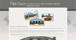 Desktop Screenshot of highgroveresort.com